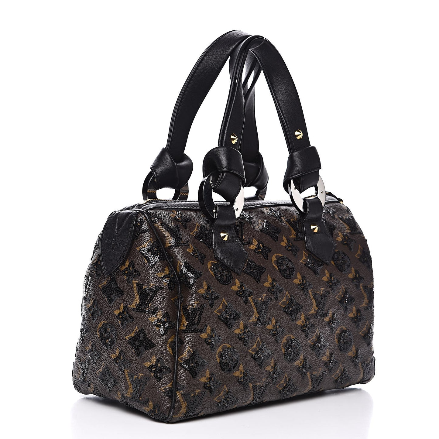 Monogram Sequins Eclipse Speedy 28 Black