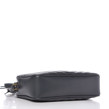 Saint Laurent Calfskin Matelasse Monogram Lou Camera Bag Dark Smog 4 of 10