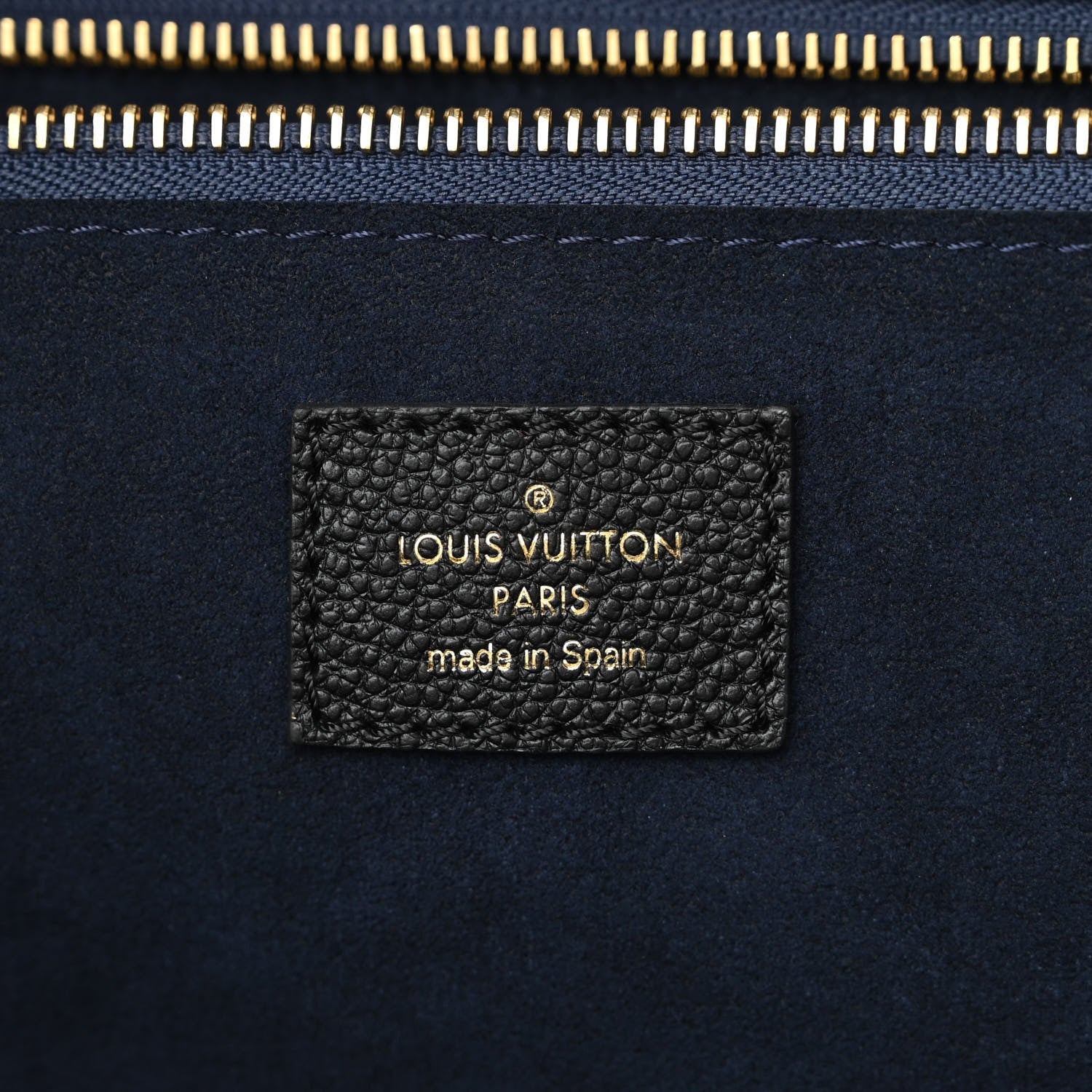 Louis Vuitton Empreinte Monogram Giant Neverfull MM Black 6 of 8