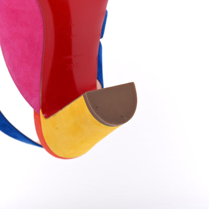 Christian Louboutin Veau Velours Tablissima Sandal 39.5 Multicolor 13 of 20