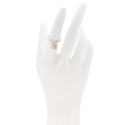 Hermes 18K Rose Gold Diamond PM Clou d'H Ring 52 6 2 of 5