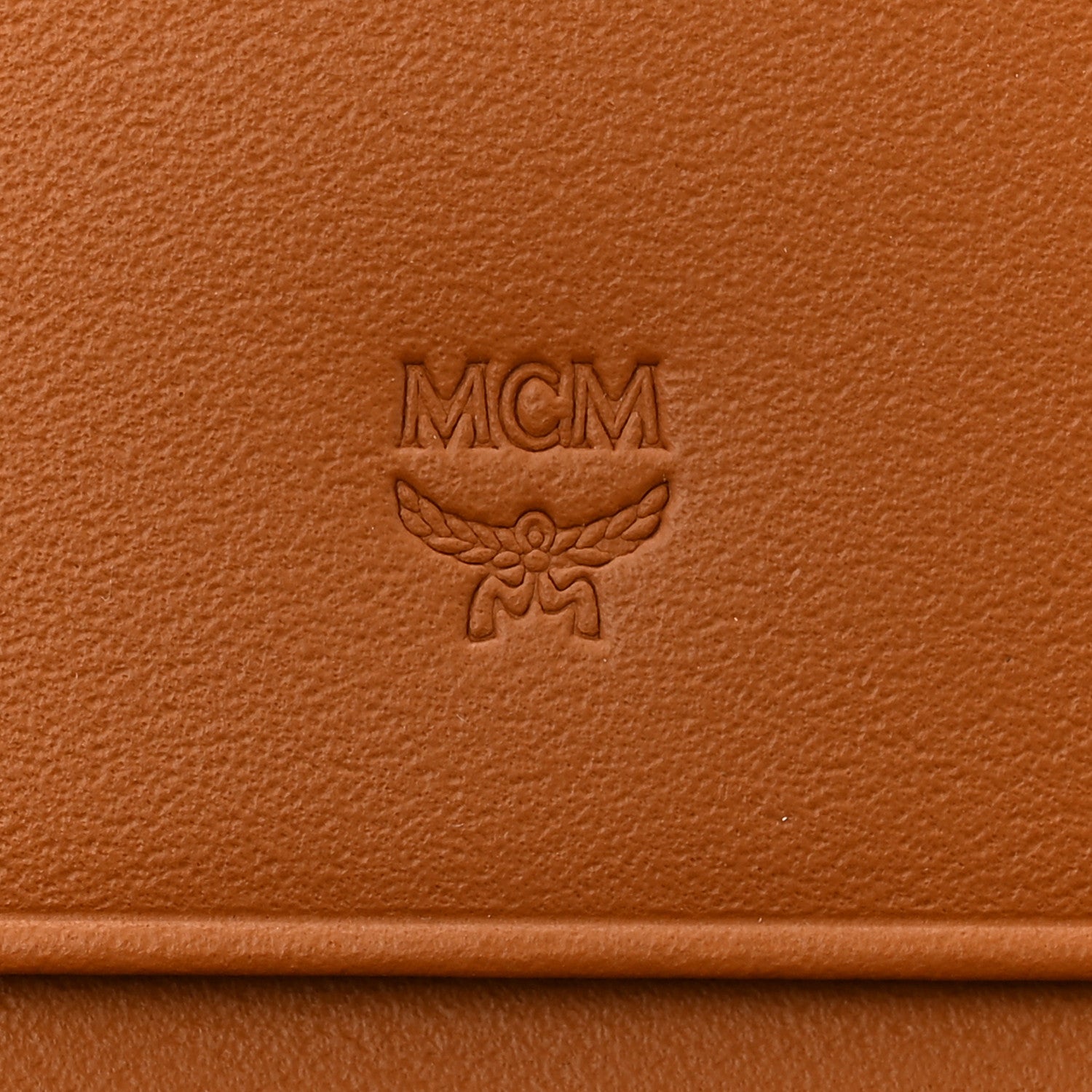 MCM Visetos Trifold Tracy Wallet Cognac 7 of 8