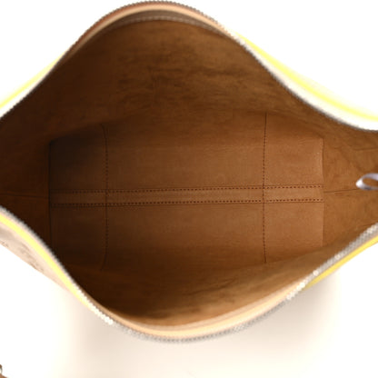 MCM Calfskin Ottomar Monogram Medium Klara Hobo Beige 5 of 9