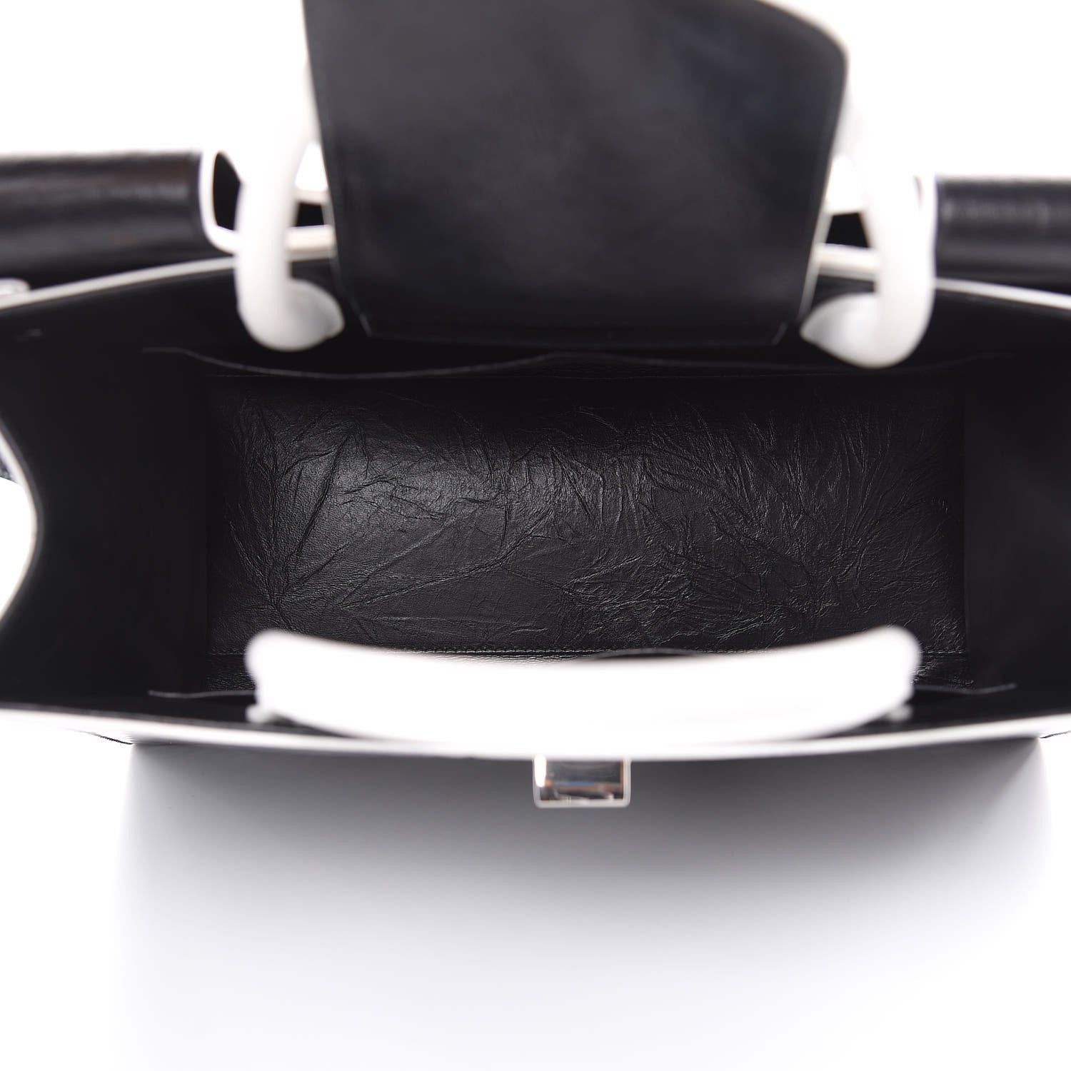 Christian Dior Crinkled Calfskin Medium Diorever Flap Black 5 of 11