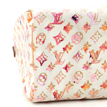 Louis Vuitton Watercolor Aquarelle Speedy 35 White 9 of 16