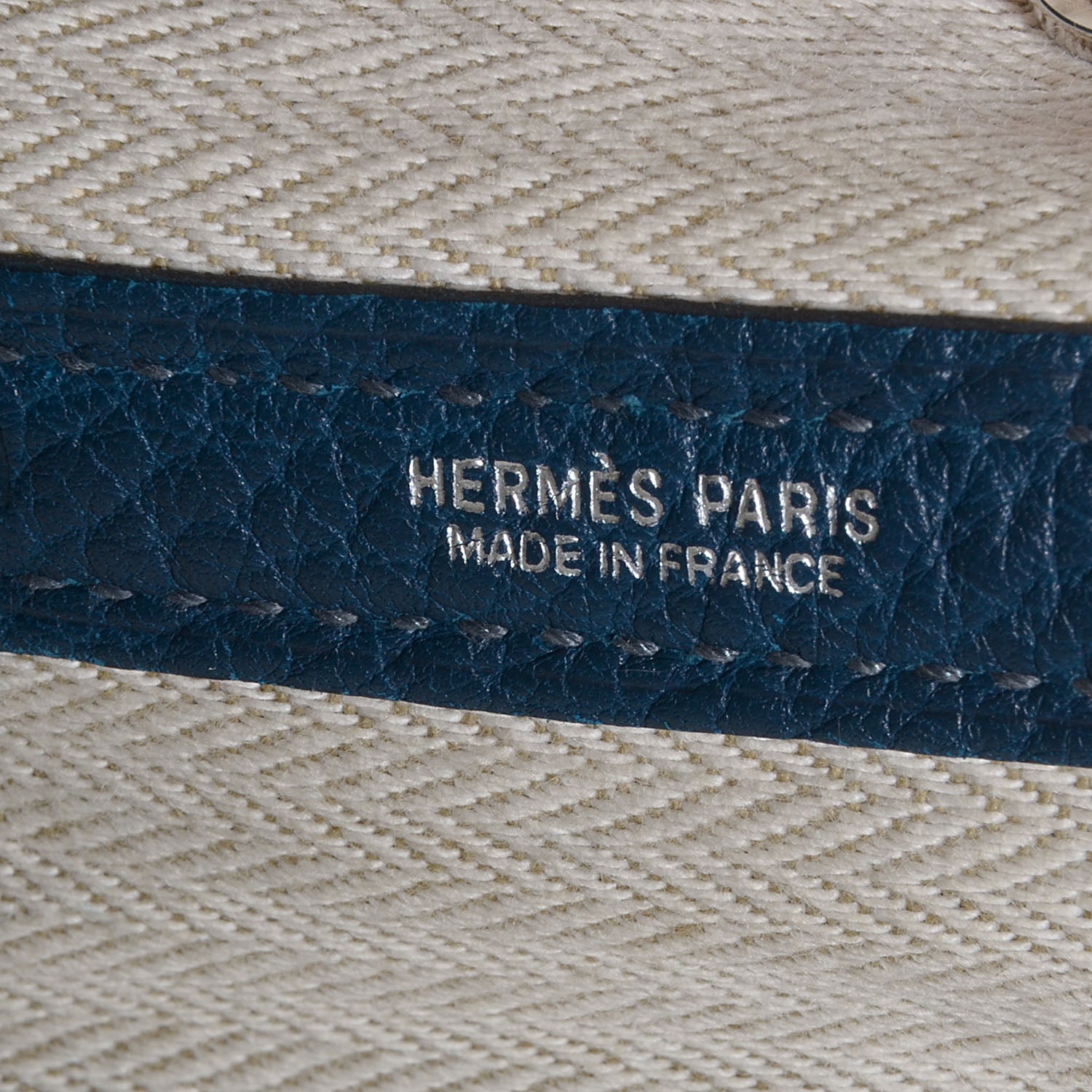 Hermes Veau Negonda Garden Party 36 MM Bleu de Prusse 11 of 12
