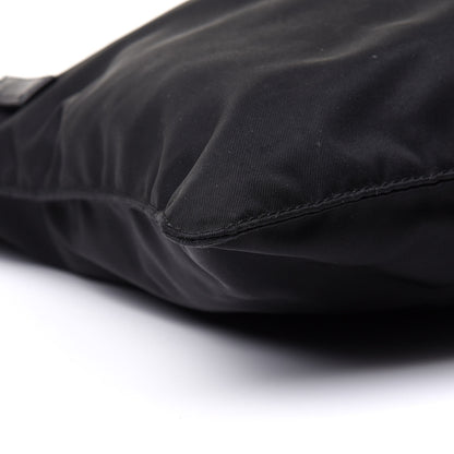 Prada Nylon Vela Flat Messenger Bag Black 8 of 11
