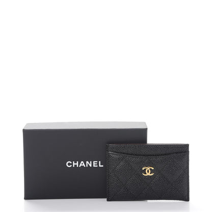 Chanel Caviar Quilted Card Holder Black 9 of 9
