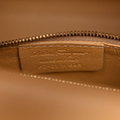 Salvatore Ferragamo Calfskin Suede Small Boxyz Beige 6 of 9