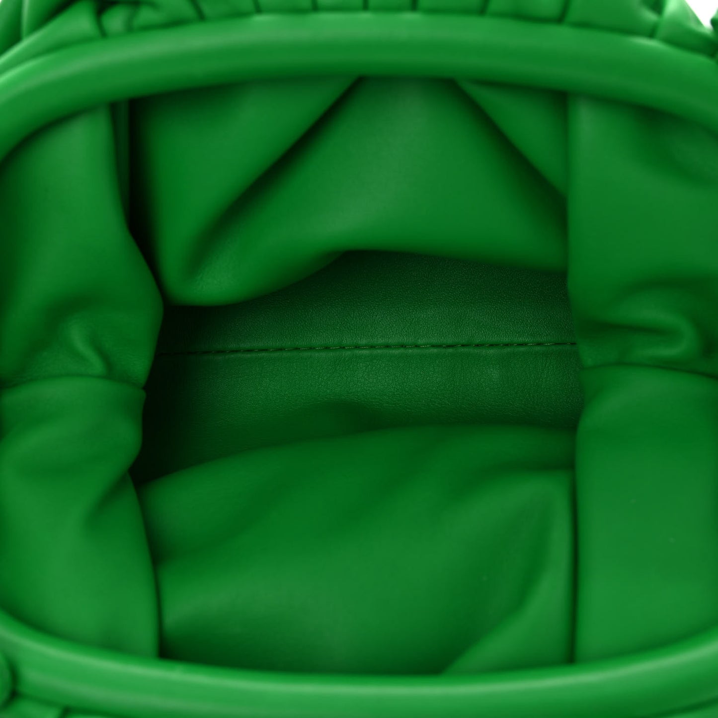 Butter Calfskin The Mini Pouch Parakeet