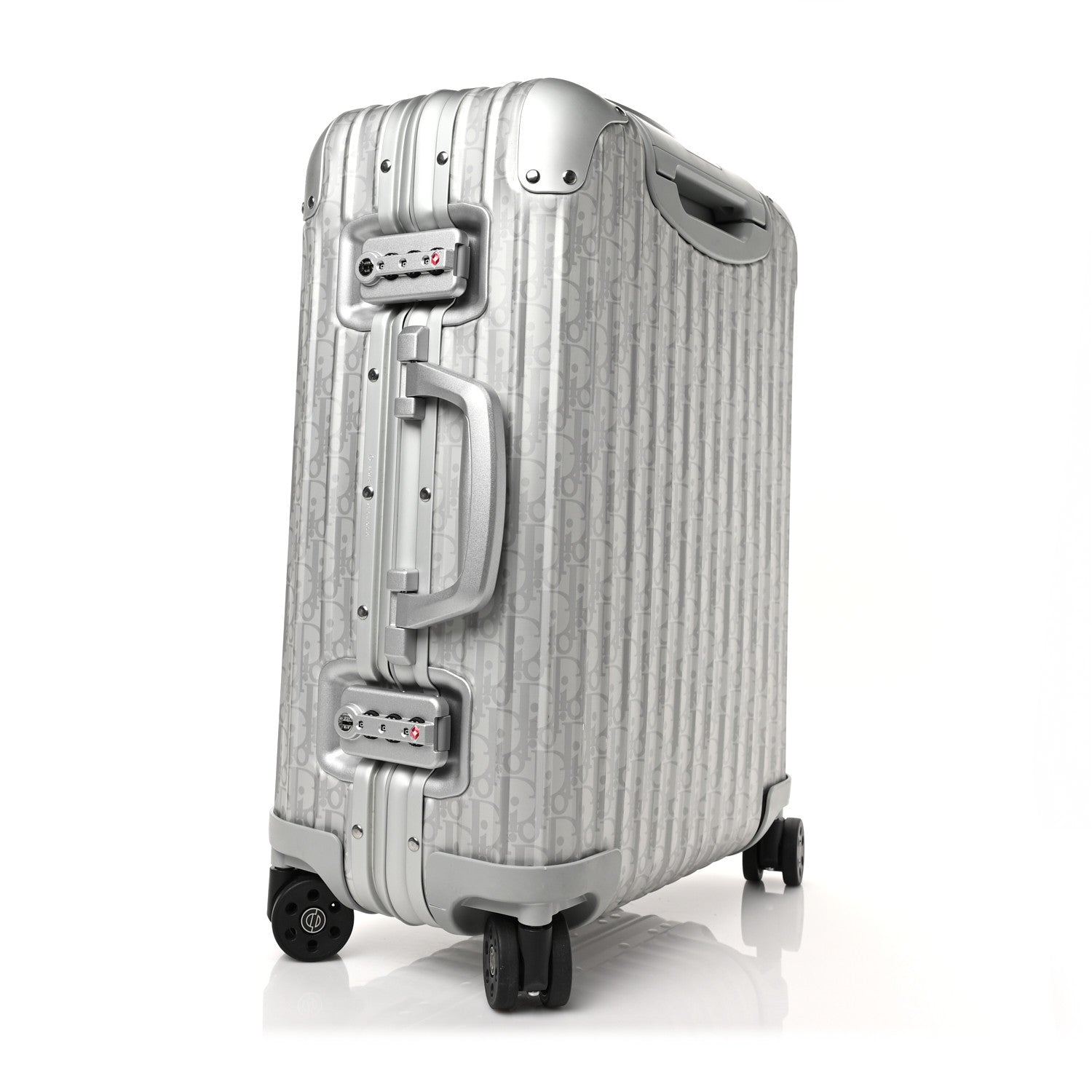 Christian Dior X RIMOWA Aluminum Gradient Cabin Luggage Silver 2 of 9