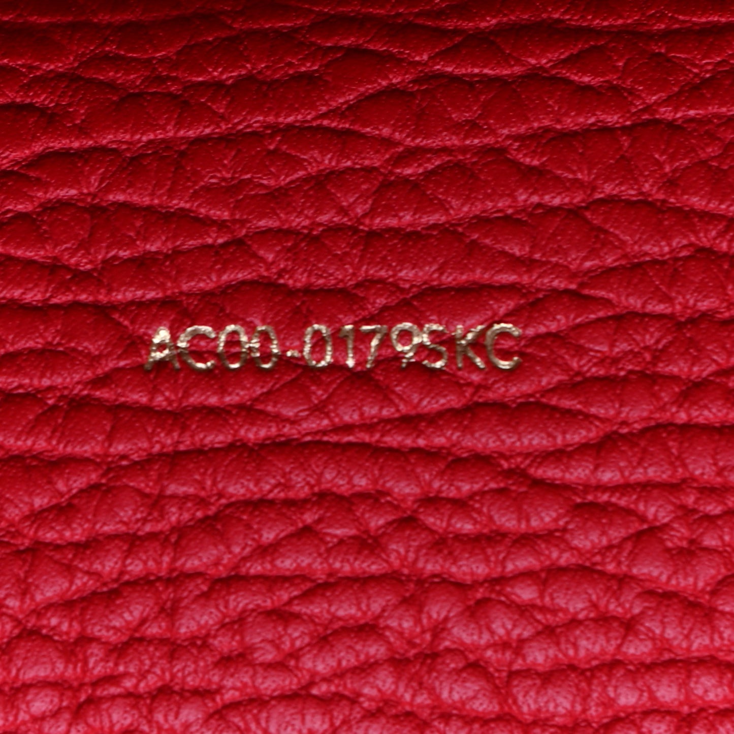 Textured Calfskin Medium Pashli Satchel Red