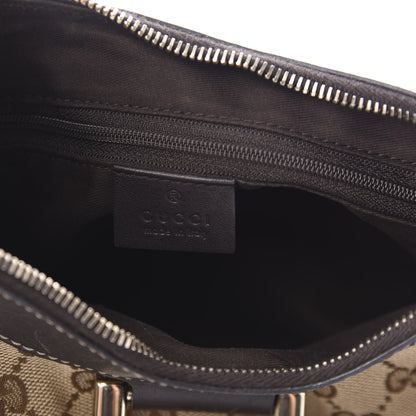 Gucci Monogram Medium D Gold Ring Hobo Dark Brown 8 of 10