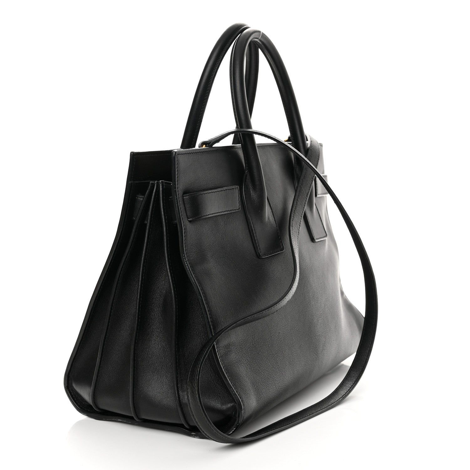 Saint Laurent Calfskin Small Sac De Jour Black 3 of 19
