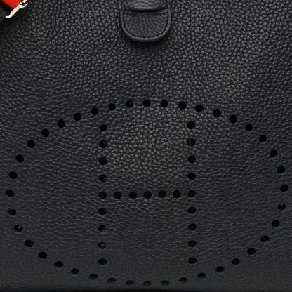 Hermes Taurillon Clemence Amazone Evelyne III GM Bleu Nuit 8 of 11