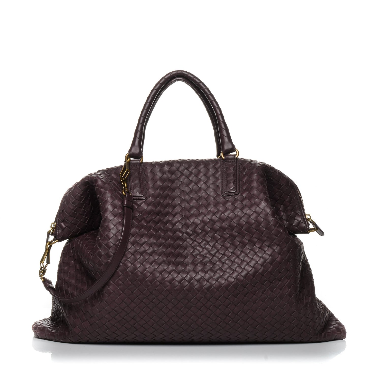 Nappa Intrecciato Maxi Convertible Tote Opera