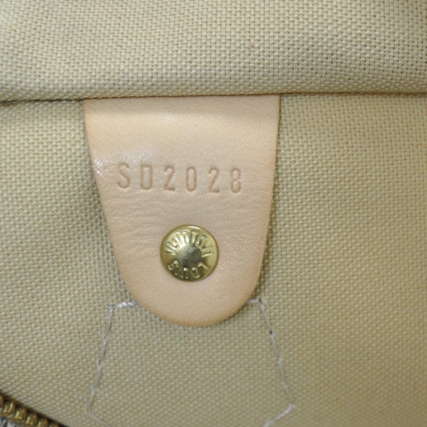 Louis Vuitton Damier Azur Speedy 30 7 of 8