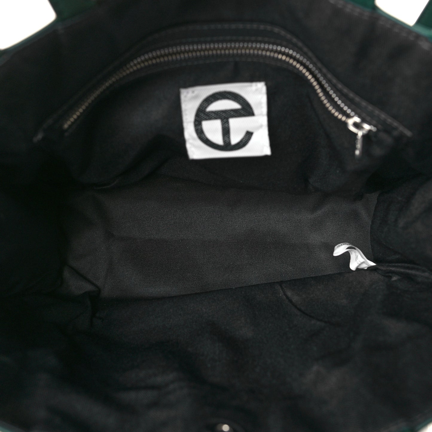 Vegan Leather Medium Shopping Bag Dark Olive