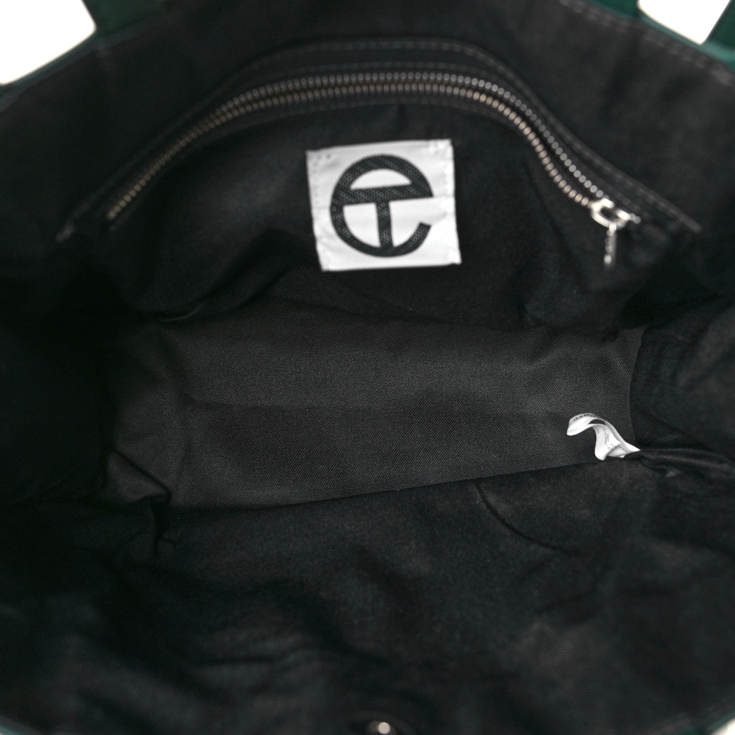 Telfar Vegan Leather Medium Shopping Bag Dark Olive 5 of 8