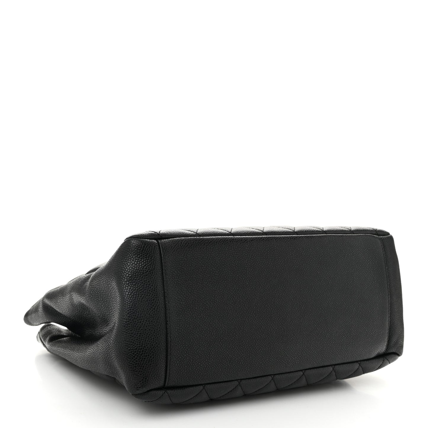 Caviar Quilted Grand Shopping Tote GST Black