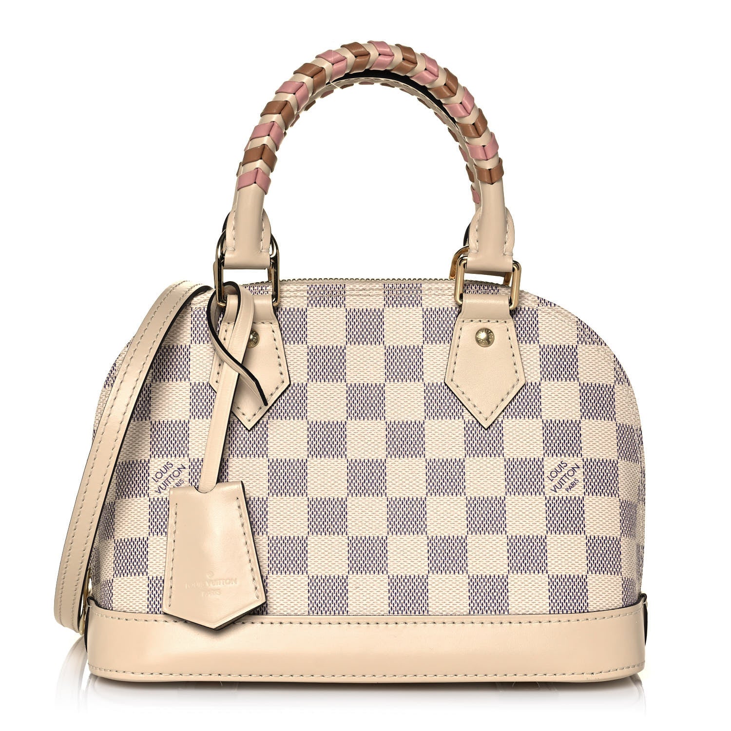 Louis Vuitton Damier Azur Braided Alma BB 1 of 12