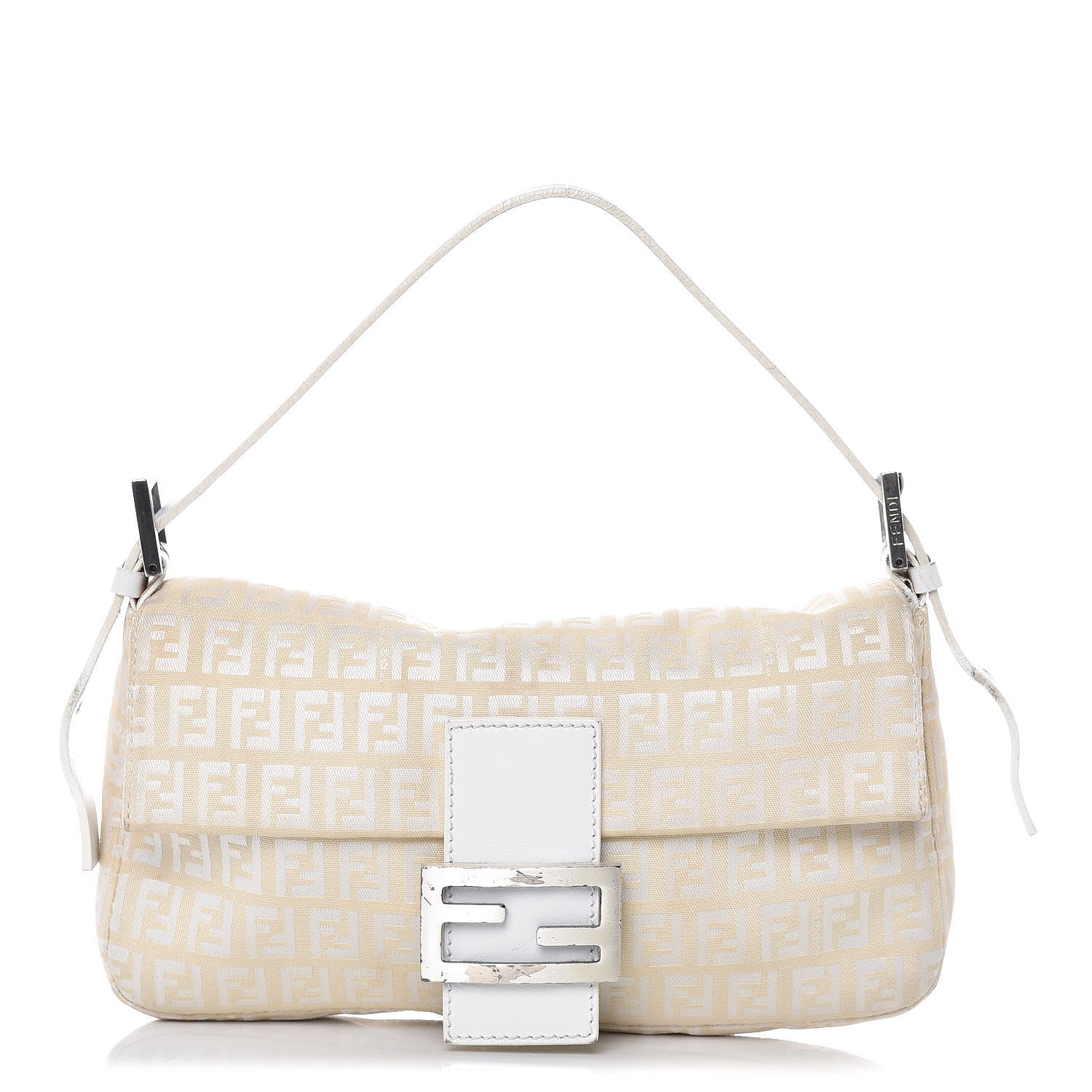 Fendi Zucchino Baguette Beige 1 of 13
