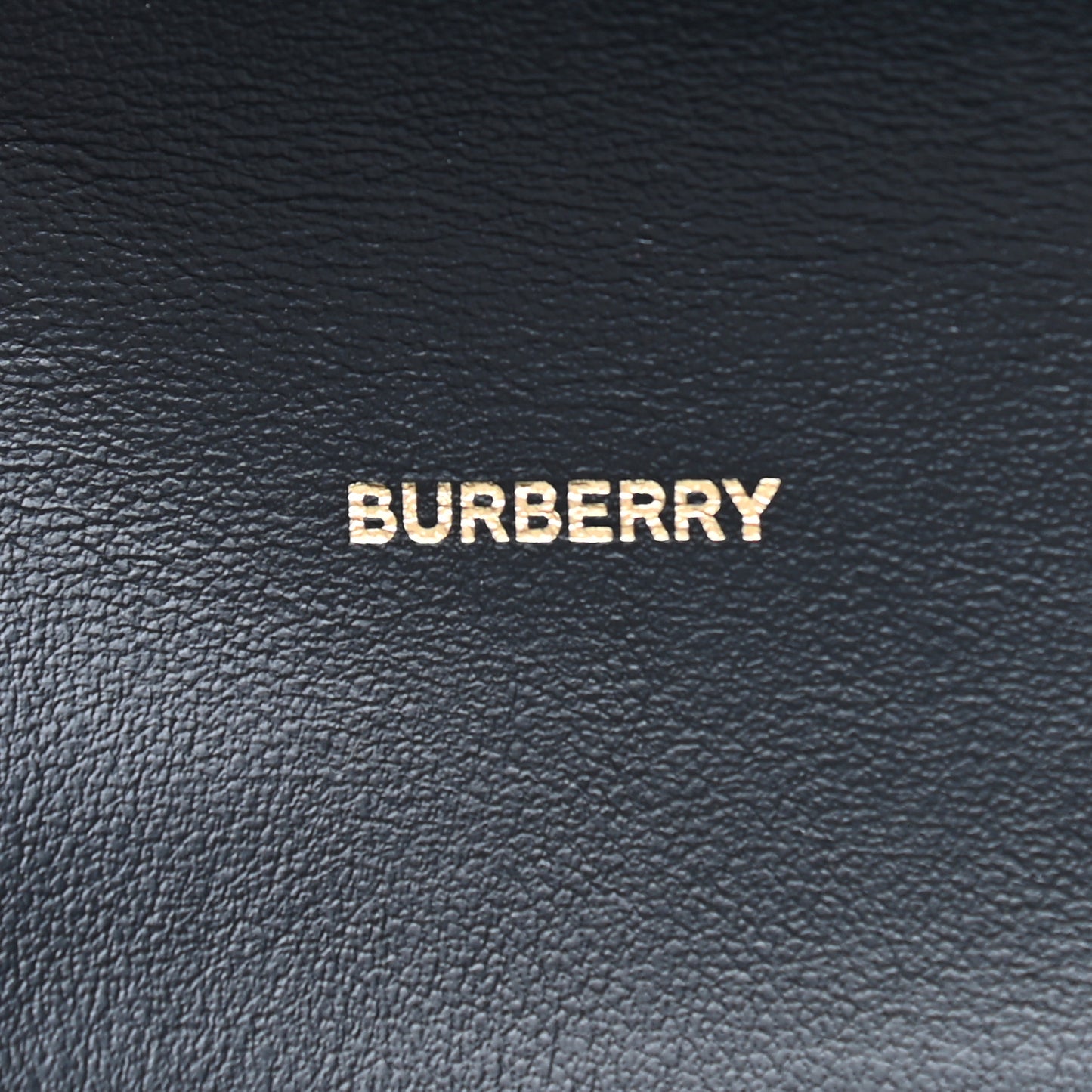 Vintage Check Grain Calfskin Halton Wallet Black