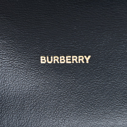 Burberry Vintage Check Grain Calfskin Halton Wallet Black 6 of 8