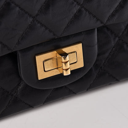 Chanel Aged Calfskin Quilted 2.55 Reissue 225 Flap Black 8 of 20