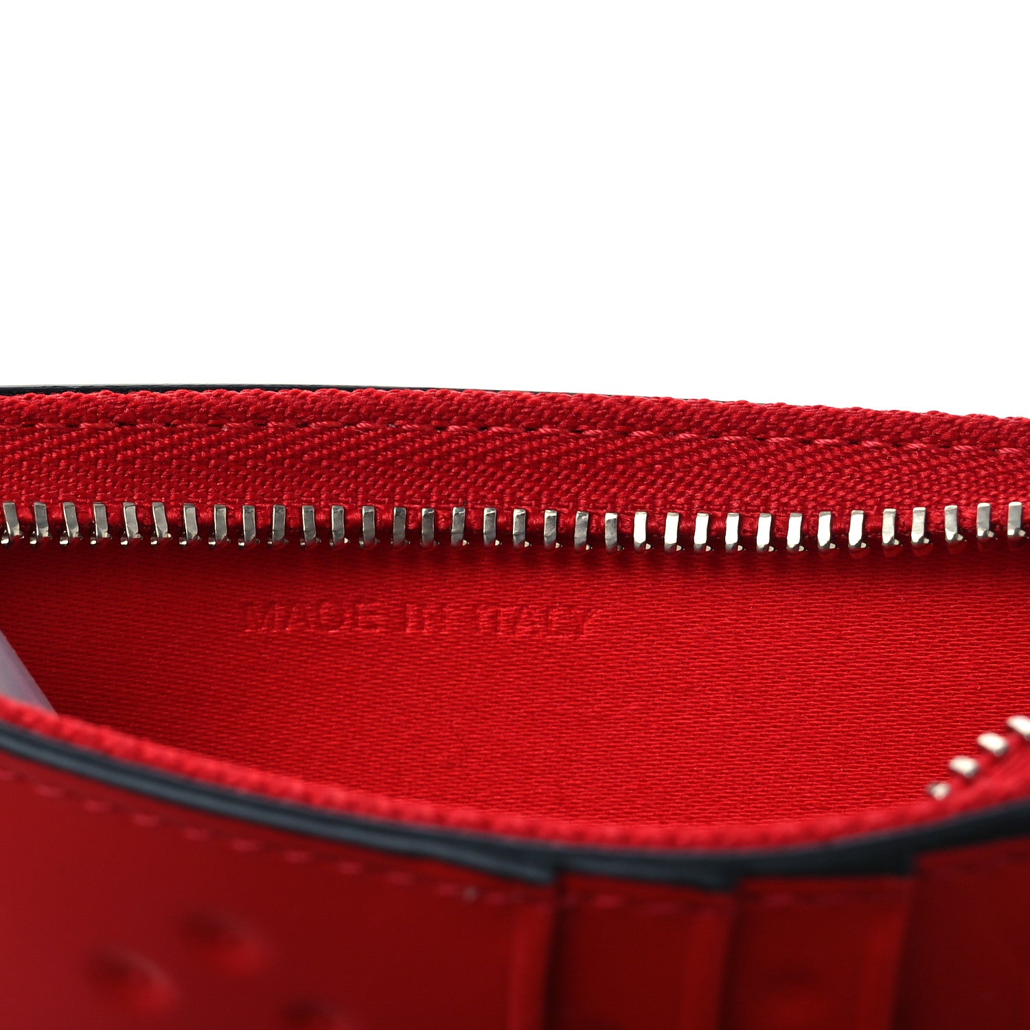 Christian Louboutin Calfskin Loubinthesky Credilou Zipped Card Holder Loubi 6 of 9