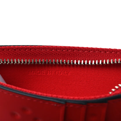 Christian Louboutin Calfskin Loubinthesky Credilou Zipped Card Holder Loubi 6 of 9