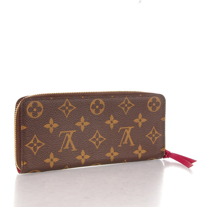 Louis Vuitton Monogram Clemence Wallet Fuchsia 3 of 8
