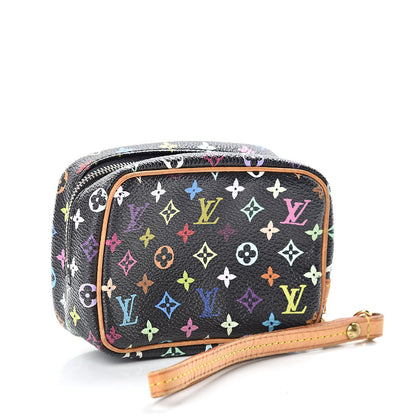 Louis Vuitton Monogram Multicolor Trousse Wapity Black 3 of 9