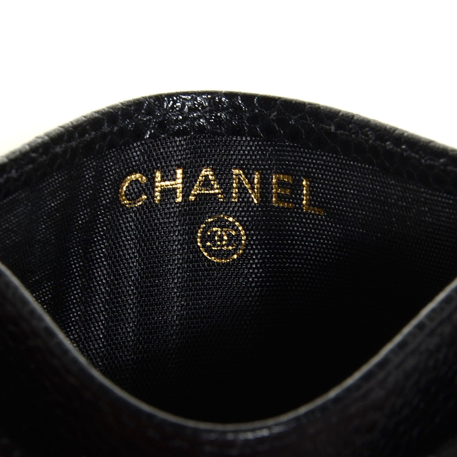 Chanel Caviar Timeless CC Card Holder Black 6 of 9