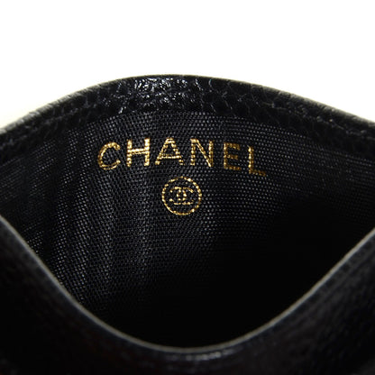 Chanel Caviar Timeless CC Card Holder Black 6 of 9