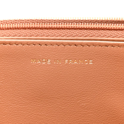 Chanel Lambskin Quilted Preppy Satchel Wallet On Chain WOC Brown 7 of 12