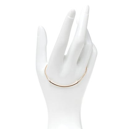 Tiffany 18K Rose Gold T Smile Bracelet 2 of 6