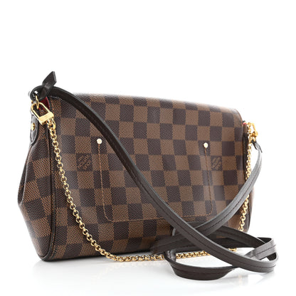 Louis Vuitton Damier Ebene Favorite MM 3 of 9