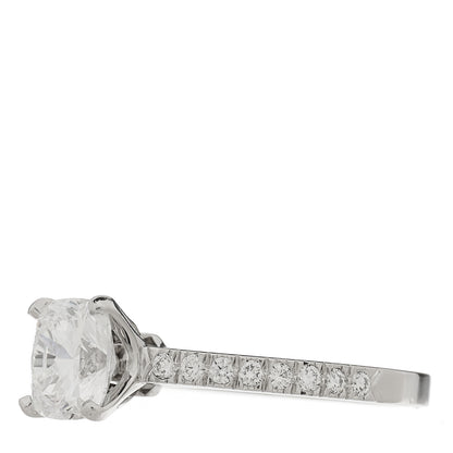 Tiffany Platinum Diamond 1.43ct Novo Cushion Cut Engagement Ring 52 6 6 of 10