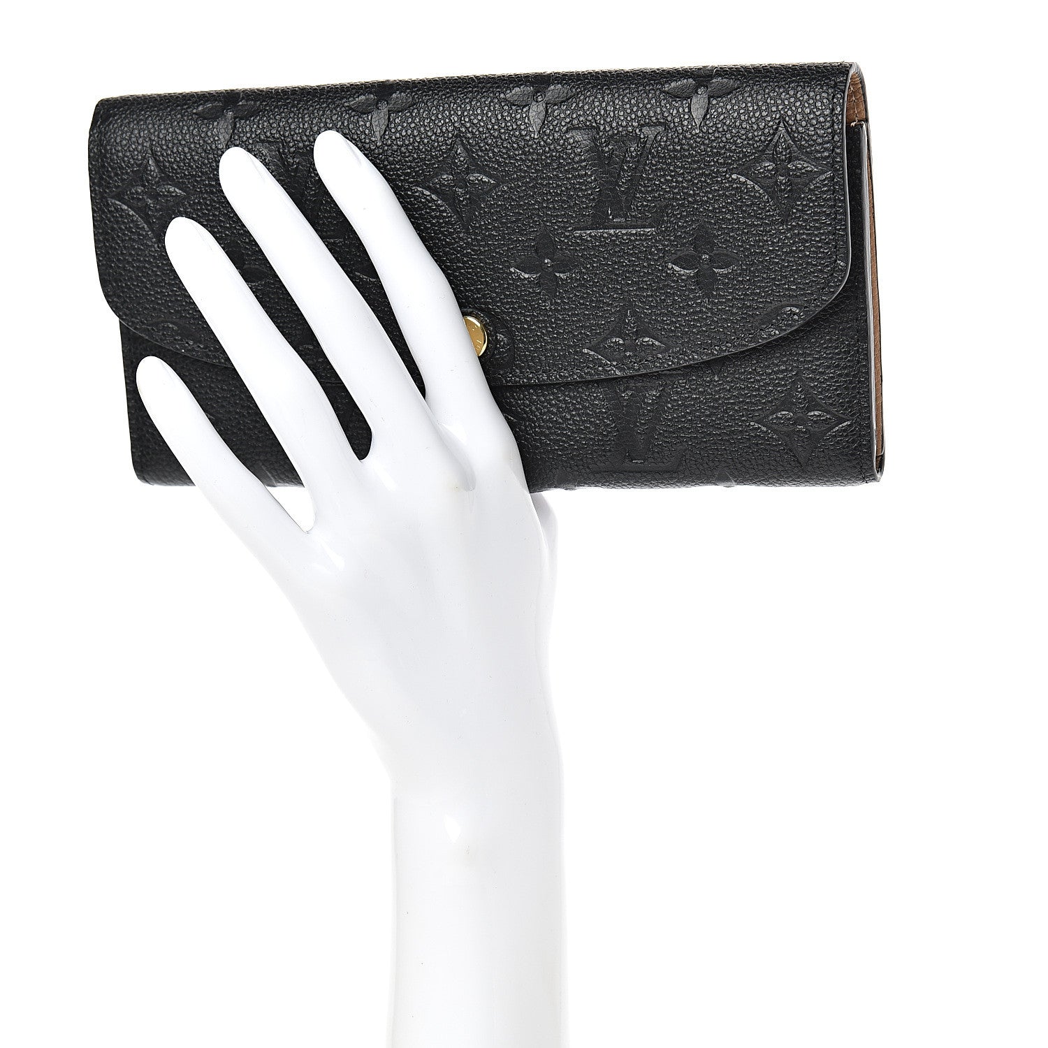 Louis Vuitton Empreinte Emilie Wallet Black Dune 2 of 8
