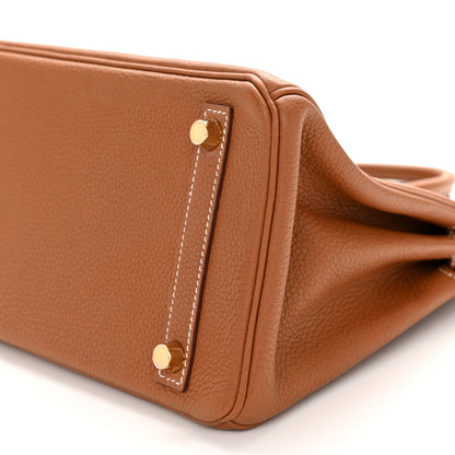 Hermes Togo Birkin 25 Gold 10 of 13