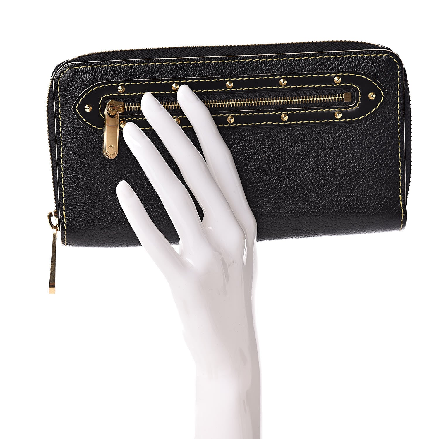 Louis Vuitton Suhali Zippy Wallet Black 2 of 7