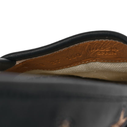 Gucci Calfskin Bee Star Embroidered Espadrilles 37 Black 8 of 8