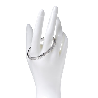 Tiffany 18K White Gold Diamond Streamerica Bangle Bracelet 2 of 5