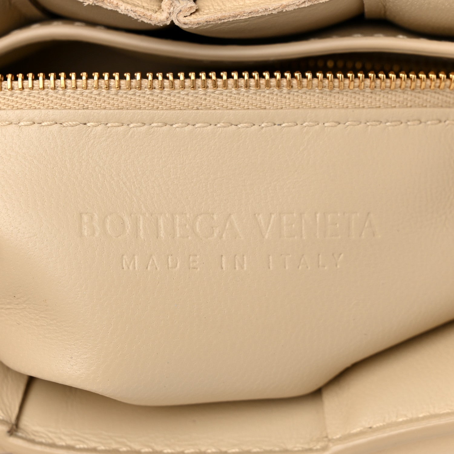 Bottega Veneta Lambskin Maxi Intreccio Padded Chain Cassette Crossbody Bag Porridge 6 of 10