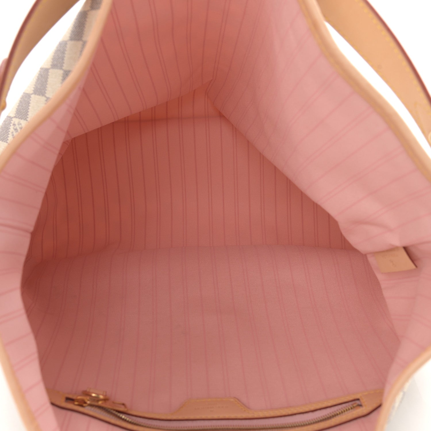 Louis Vuitton Damier Azur Delightful MM Rose Ballerine 5 of 12