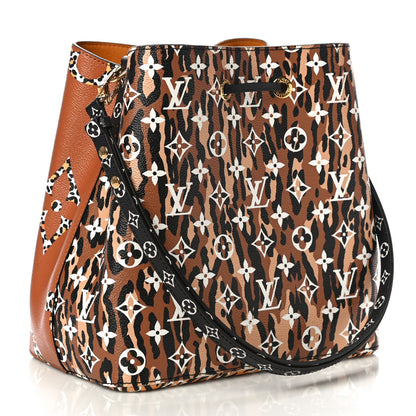 Louis Vuitton Monogram Giant Jungle NéoNoé Caramel 3 of 9