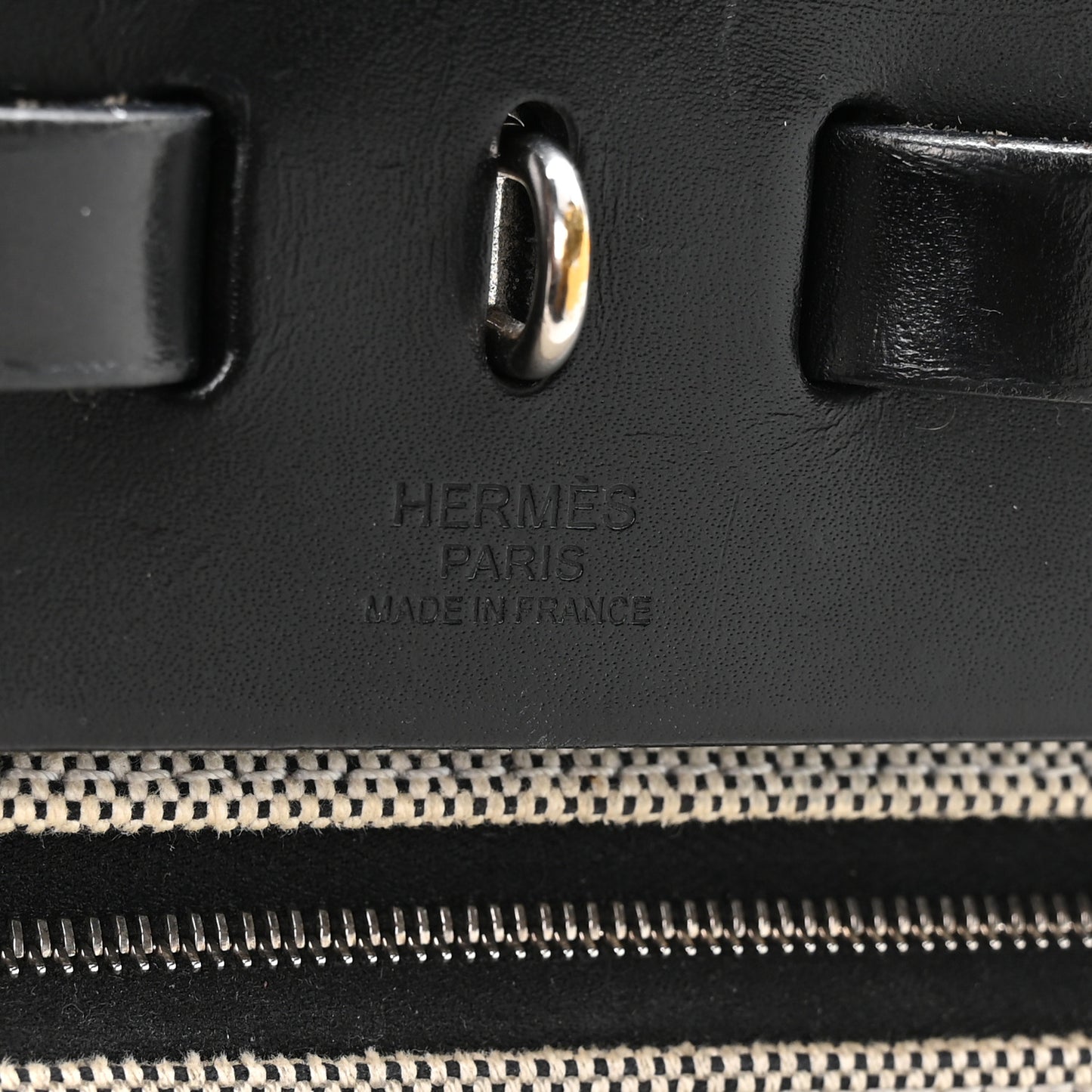Toile H Berline Vache Hunter Herbag Zip PM 31 Bleu Saphir Black