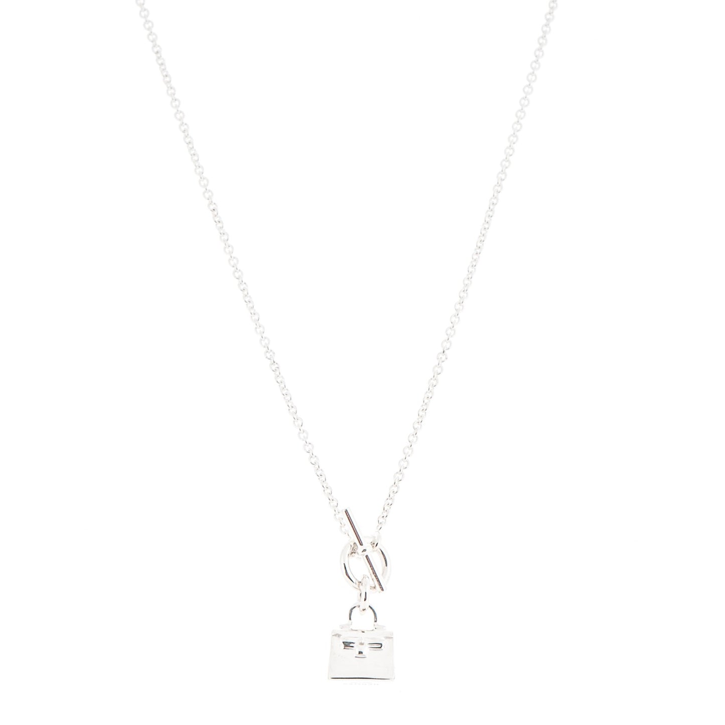 Sterling Silver Birkin Amulette Pendant Necklace