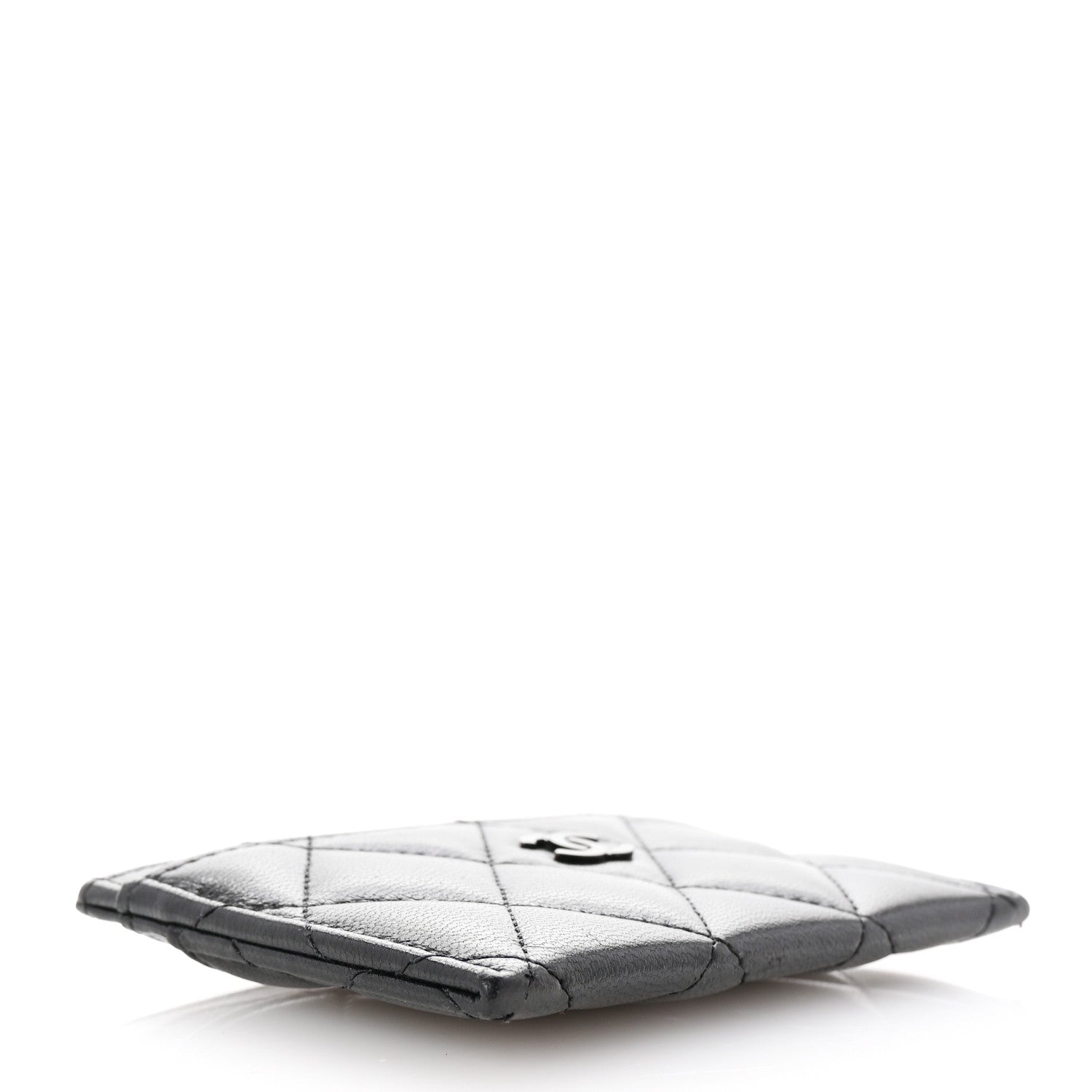 Chanel Lambskin Quilted Card Holder So Black 4 of 9